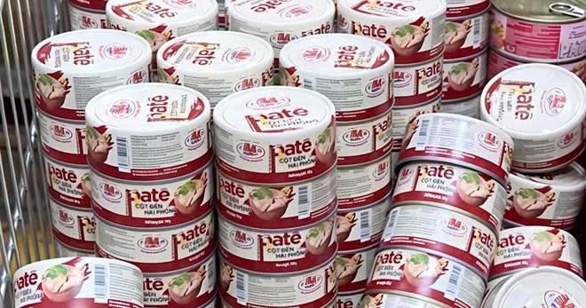 灯柱市场的肉酱产品与下龙罐头食品股份公司的肉酱产品不同