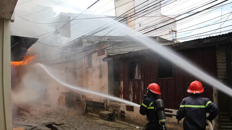 Cháy nhà ở trung tâm Đà Lạt, cụ ông 92 tuổi thiệt mạng