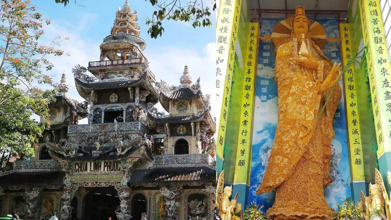 Xác lập kỷ lục Tượng Phật bằng hoa bất tử lớn nhất thế giới