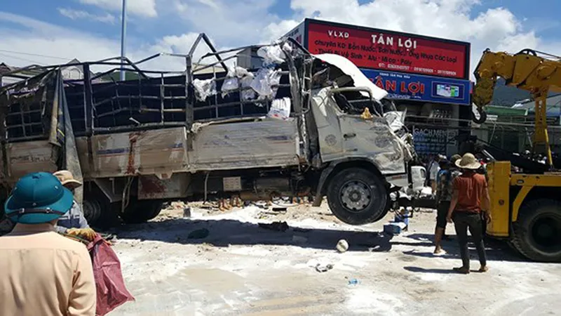 Xe tải chạy với tốc độ 97km/ giờ khi gây tai nạn. Ảnh: ĐOÀN KIÊN