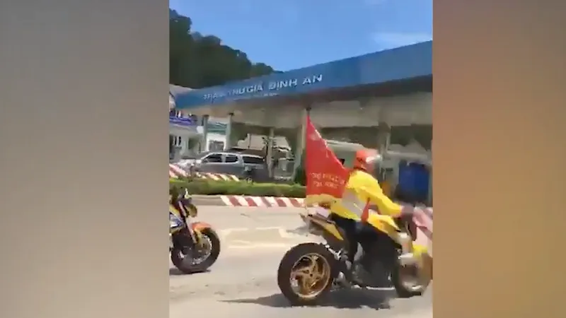 Đoàn mô tô phát clip thách thức, Ban tổ chức giải đua xe đạp xin lỗi địa phương và trạm BOT