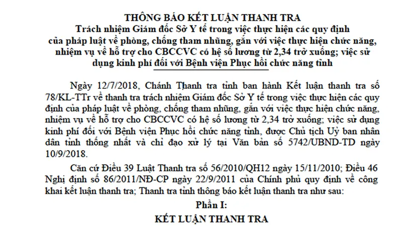 Nhiều sai phạm tại Sở Y tế Lâm Đồng