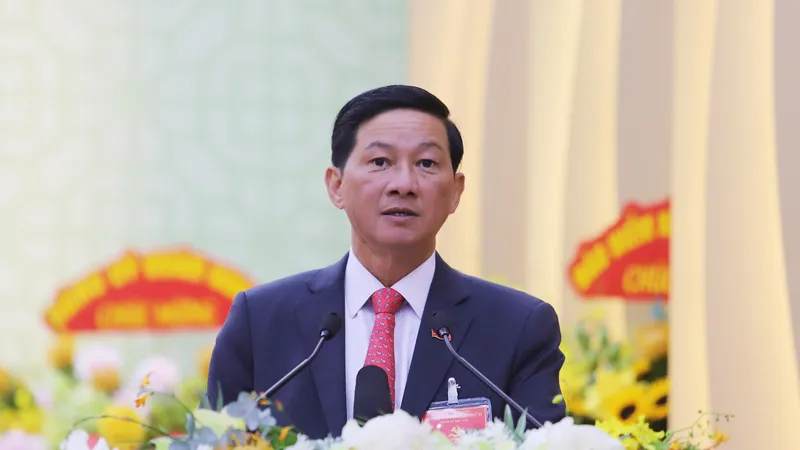 Đồng chí Trần Đức Quận, Bí thư Tỉnh ủy Lâm Đồng nhiệm kỳ 2020-2025. Ảnh: ĐOÀN KIÊN