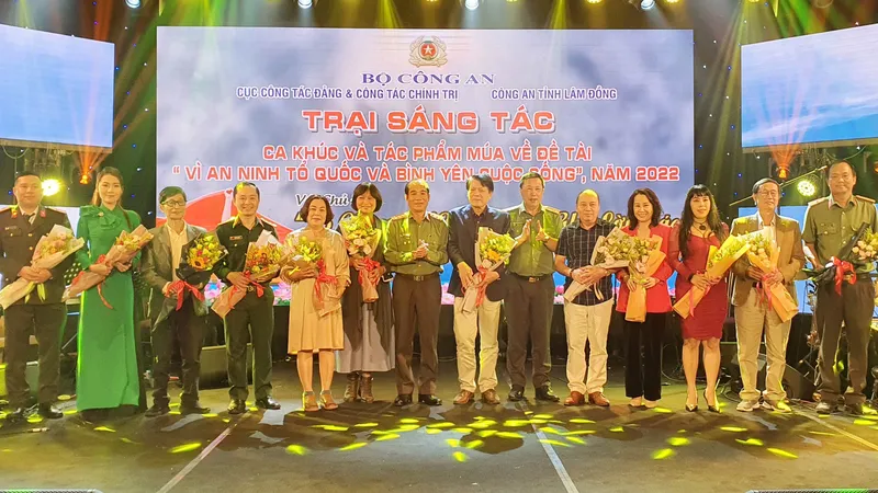 33 nhạc sĩ, biên đạo múa tham gia trại sáng tác “Vì an ninh tổ quốc”