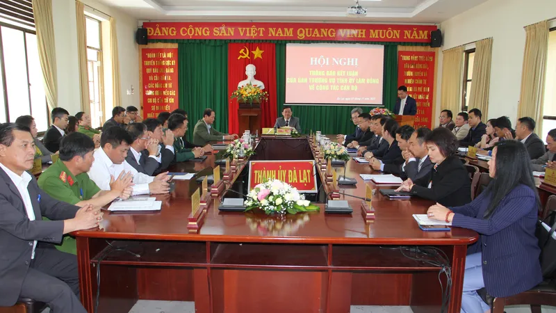 Bí thư TP Đà Lạt được cho thôi công tác để nghỉ hưu trước tuổi theo quy định