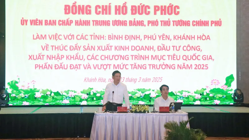 Phú Yên, Bình Định, Khánh Hoà cần đẩy nhanh các dự án, sớm đưa vào hoạt động 