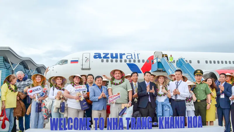 Khánh Hòa đón chuyến bay trực tiếp đến từ Nga