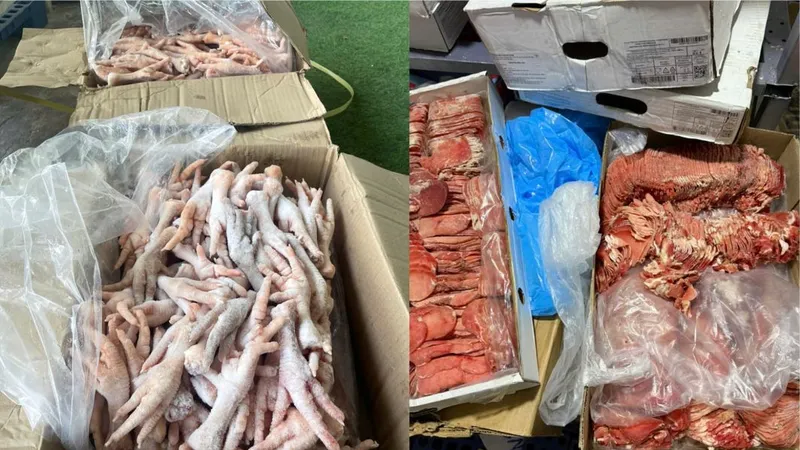 Đà Lạt: Thu giữ hơn 2,5 tấn thực phẩm đông lạnh không rõ nguồn gốc