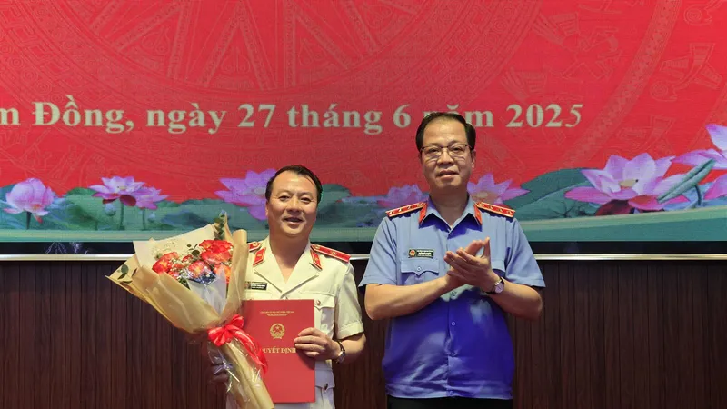 Bổ nhiệm ông Nguyễn Thành Minh làm Viện trưởng Viện KSND tỉnh Lâm Đồng (mới)