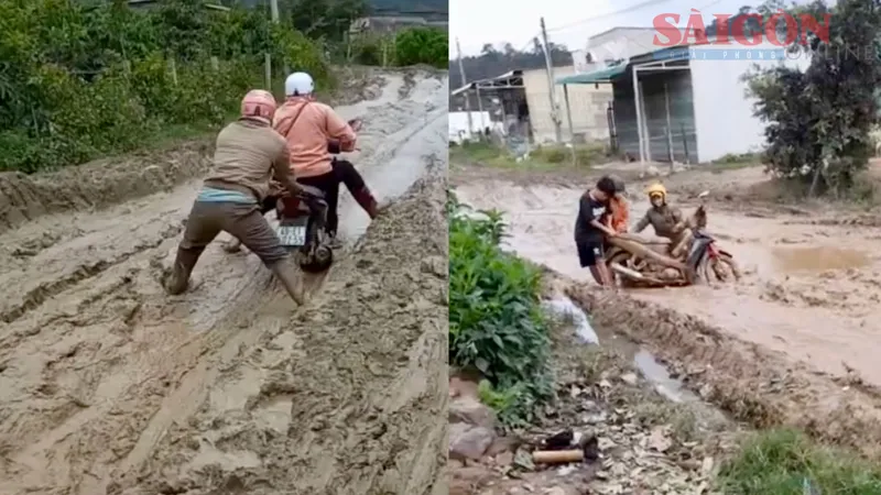 Lâm Đồng: Đường tỉnh như... ruộng