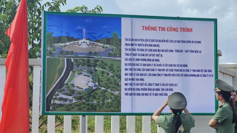Khởi công Dự án Khu di tích lịch sử quốc gia địa điểm bắt liên lạc, khai thông đường Hồ Chí Minh