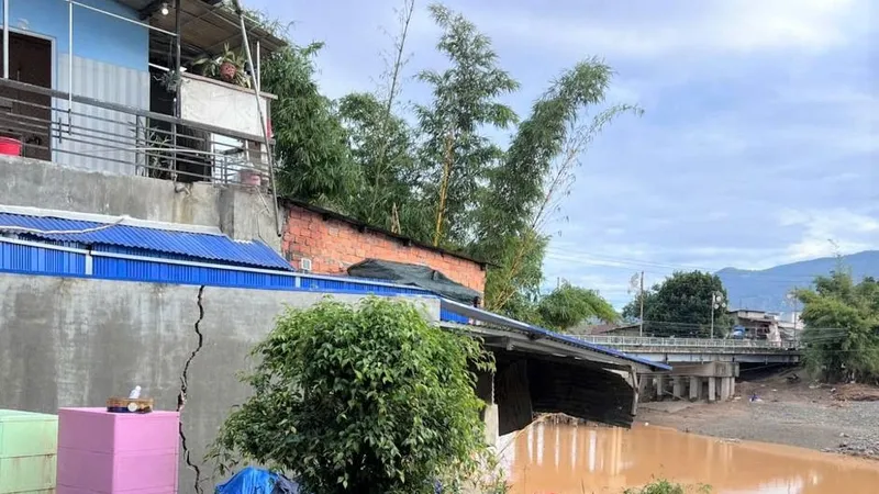 Lâm Đồng: Di dời khẩn cấp 6 hộ dân ở xã D’ran do sạt lở