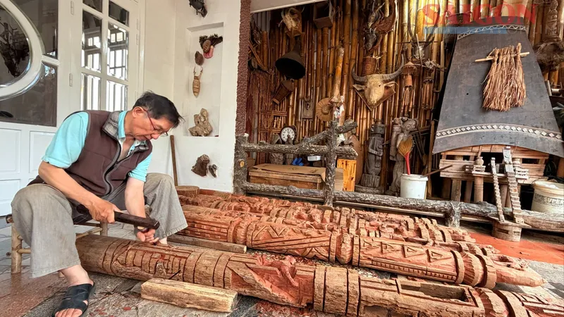 Thổi hồn ngựa gỗ Tây Nguyên