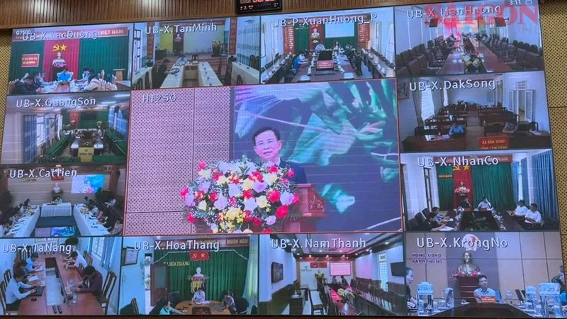 Lâm Đồng tăng họp trực tuyến, hạn chế triệu tập cán bộ cơ sở lên tỉnh