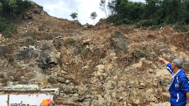 Hiện trường nơi xảy ra thảm họa khiến gia đình thầy Phong tử nạn