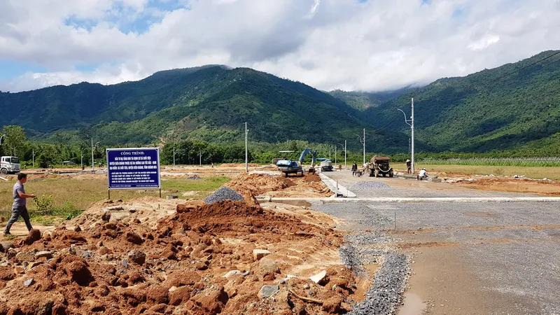 Công trình tái định cư cho các hộ dân bị giải tỏa trong dự án đường cao tốc Bắc - Nam đoạn qua tỉnh Khánh Hòa
