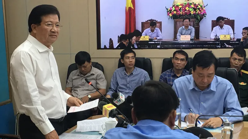 Bão nhỏ mà lúng túng, Phó Thủ tướng yêu cầu rút ngay kinh nghiệm