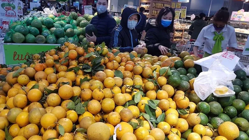 Các siêu thị vẫn ăm ắp hàng, không hề khan thiếu