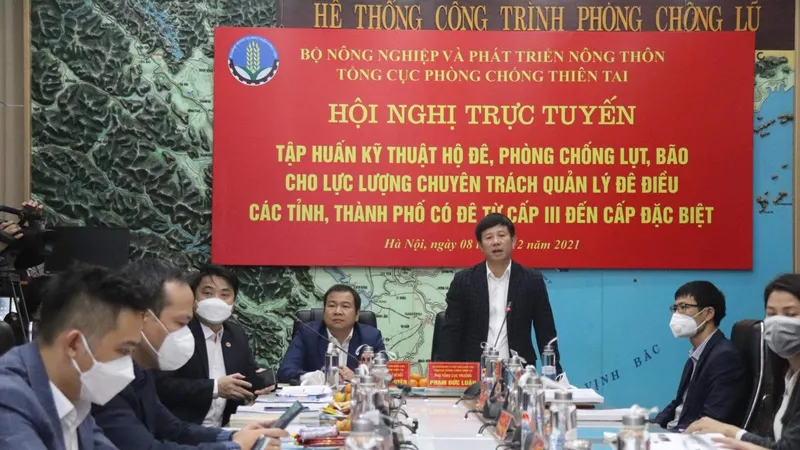 Bộ NN-PTNT tập huấn “hộ đê” phòng chống bão lụt online
