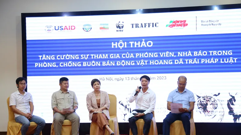 Ra mắt mạng lưới nhà báo điều tra buôn bán động vật hoang dã