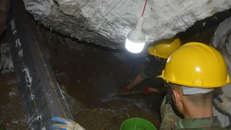 Sập hang đá ở Bắc Kạn, 1 người tử vong