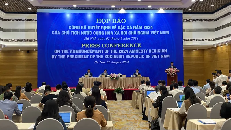Công bố Quyết định của Chủ tịch nước về đặc xá năm 2024 