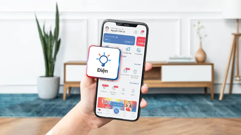 99% tiền điện thanh toán cho EVN là không dùng tiền mặt
