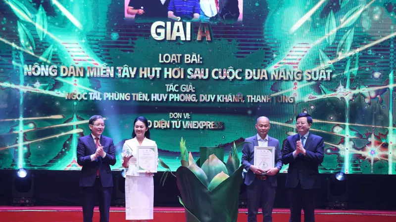 Trao giải báo chí toàn quốc về nông nghiệp, nông dân, nông thôn năm 2024