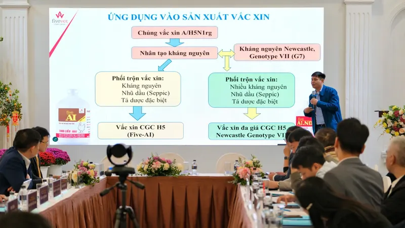 Việt Nam tự chủ sản xuất vaccine thú y