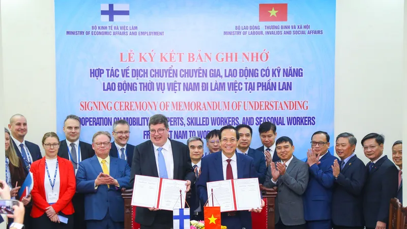 Phần Lan mong muốn tiếp nhận lao động từ Việt Nam 