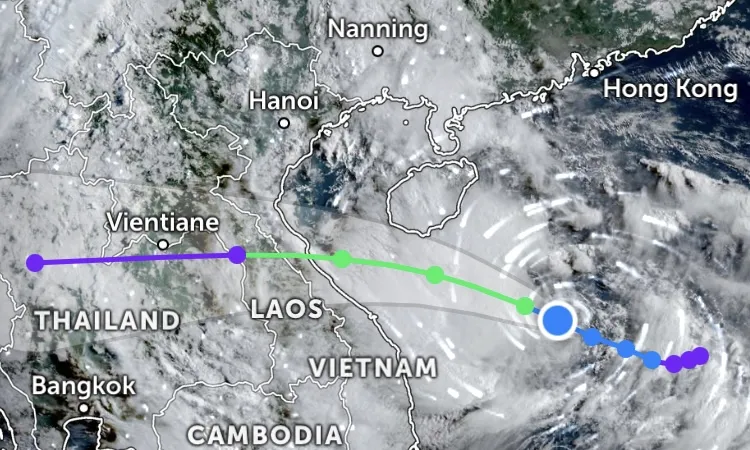 Áp thấp nhiệt đới trên Biển Đông có thể mạnh lên thành bão