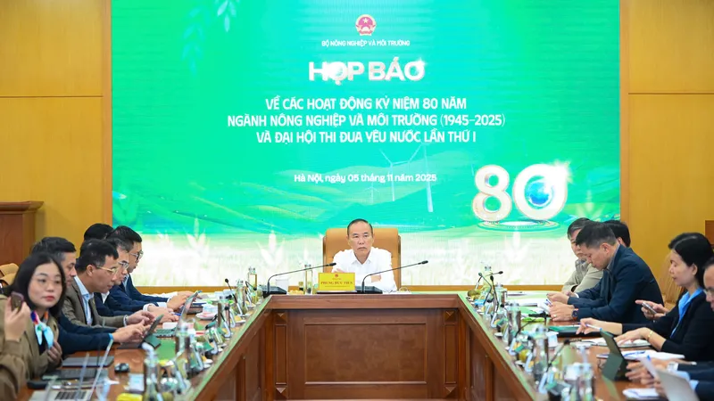 Lan tỏa tinh thần 80 năm ngành nông nghiệp và môi trường