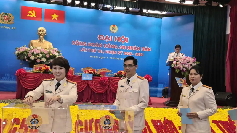 Đại hội đại biểu Công đoàn Công an nhân dân lần thứ VII