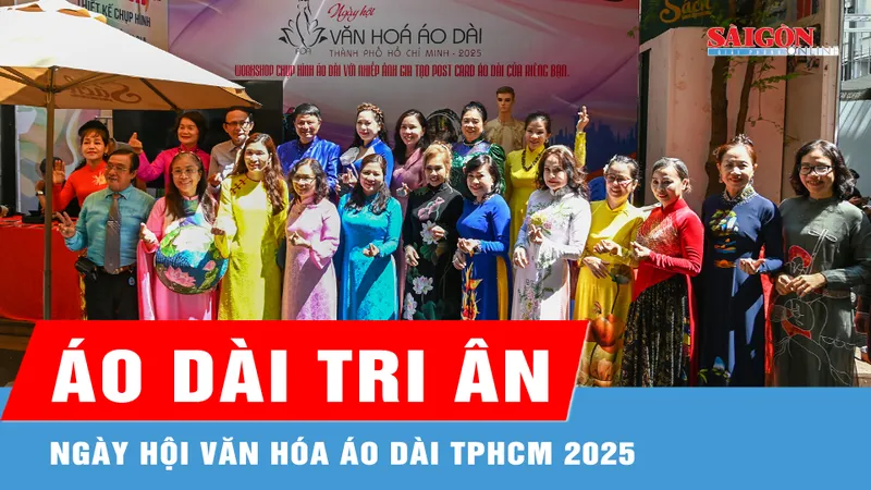 Ngày hội Văn hóa Áo dài TPHCM 2025: Áo dài tri ân lan tỏa yêu thương 