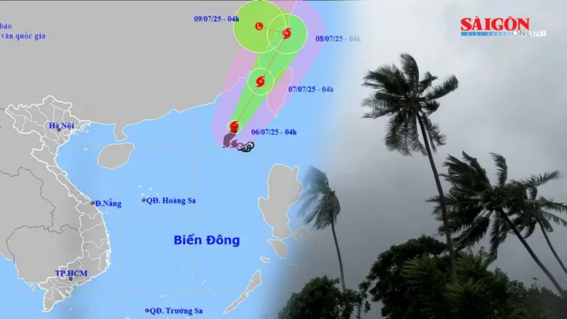 Podcast bản tin trưa 6-7: Bão số 2 trên Biển Đông di chuyển chậm, biển động dữ dội