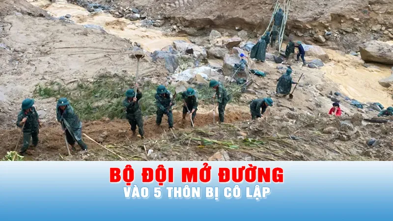 Podcast bản tin trưa 02-11: Quảng Ngãi: Bộ đội mở đường vào 5 thôn bị cô lập
