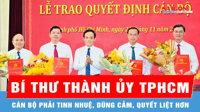 Bí thư Thành ủy TPHCM Trần Lưu Quang: Cán bộ phải tinh nhuệ, dũng cảm, quyết liệt hơn