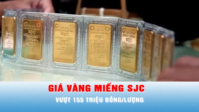 Podcast bản tin tối 1-12: Giá vàng miếng SJC vượt 155 triệu đồng/lượng