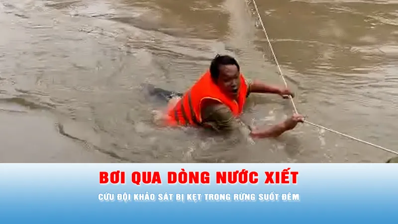 Podcast bản tin tối 4-12: Hành trình giải cứu đội khảo sát bị kẹt trong rừng do mưa lũ
