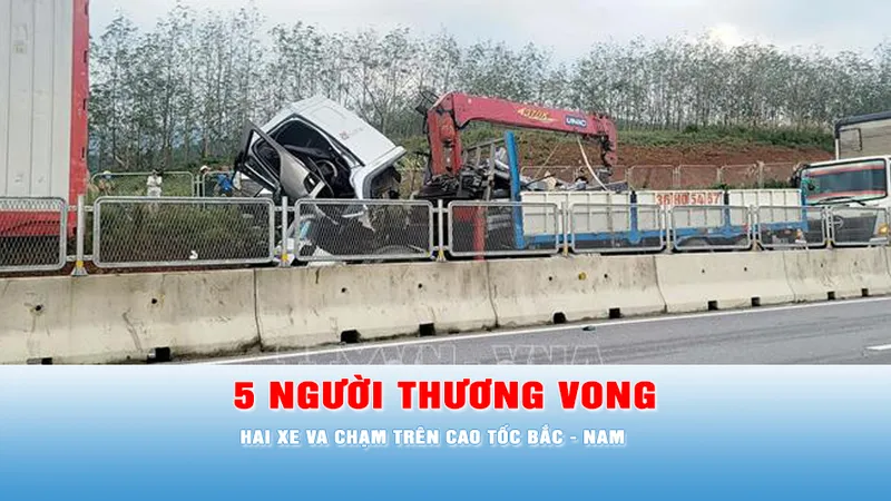 Podcast bản tin trưa 8-12: Hai xe va chạm trên cao tốc Bắc - Nam, 5 người thương vong