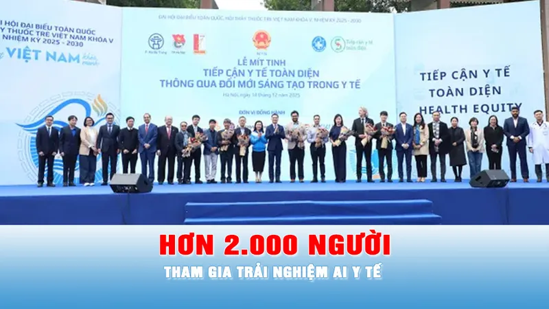 Podcast bản tin 17 giờ 14-12: Hơn 2.000 người tham gia trải nghiệm công nghệ AI y tế