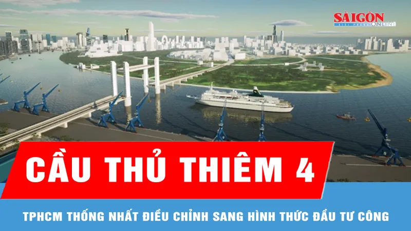TPHCM thống nhất chủ trương đầu tư công xây cầu Thủ Thiêm 4 hơn 5.000 tỷ đồng