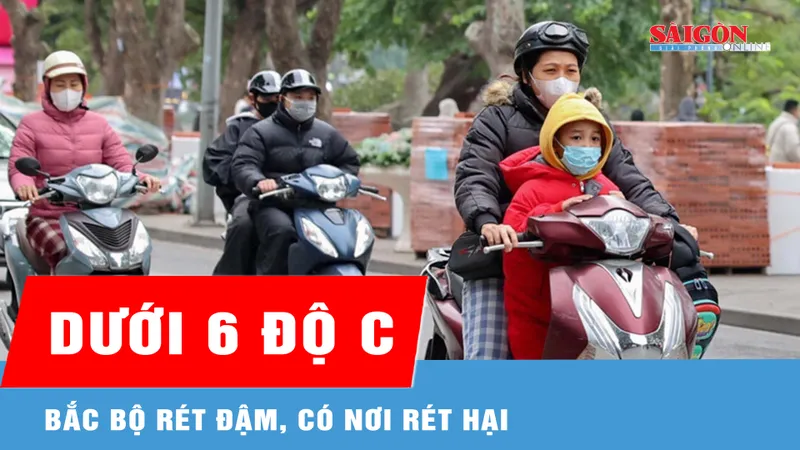 Bắc bộ rét đậm, Trung bộ mưa lớn cục bộ