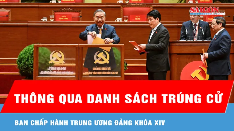 Thông qua danh sách trúng cử Ban Chấp hành Trung ương Đảng khóa XIV 
