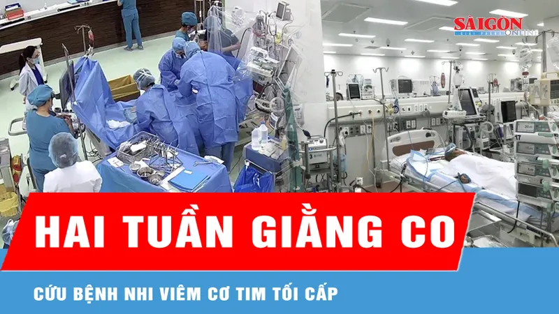 Hai tuần giằng co cứu bé trai bị ngưng tim đột ngột 