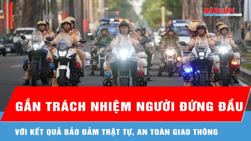 Gắn trách nhiệm người đứng đầu với kết quả bảo đảm trật tự, an toàn giao thông 