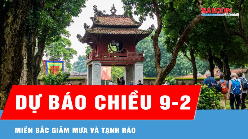 Miền Bắc giảm mưa và tạnh ráo 
