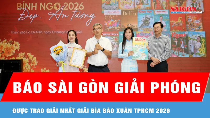 Báo Sài Gòn Giải Phóng lần thứ ba liên tiếp đoạt giải Nhất - Giải bìa báo Xuân TPHCM 