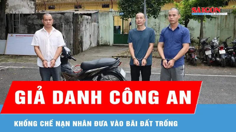 Bắt 3 đối tượng giả danh công an, cưỡng đoạt tài sản người đi đường
