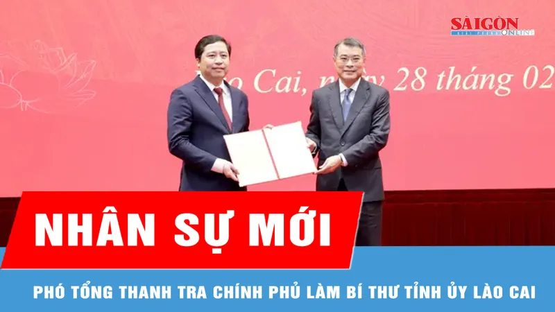 Phó Tổng Thanh tra Chính phủ làm Bí thư Tỉnh ủy Lào Cai 